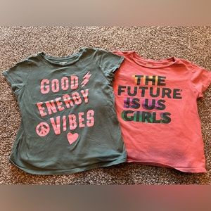 Set of 2 Girls Old Navy Graphic Tees size XL 14/16